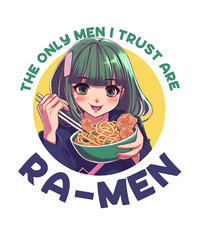Ramen Sticker (4 Inch) Funny Quote Asian Cuisine Food Delicious Snack Love