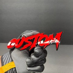 Custom Laser Cut Acrylic 3D Emblem Car Badge Multicolor – Personalized Name Logo