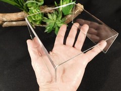 Display Stand Riser Type Short Clear Lucite Large Size