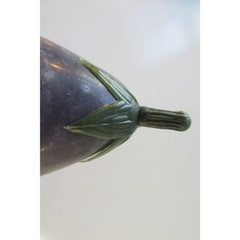 Stone Vegetables Egg Plant and Pear 4 inches