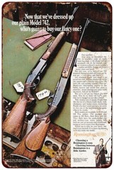 Metal Sign – 1968 Remington Rifles – Vintage Look Reproduction 8 x 12