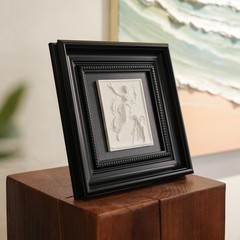 Framed Black and White Wall Art Sculpture