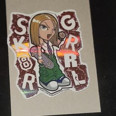 2003 Y2k Girl. ODM Brand Import Collection. vending Machine Sticker