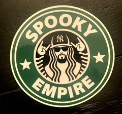Spooky Empire Convention Exclusive Sticker Starbucks Inspired