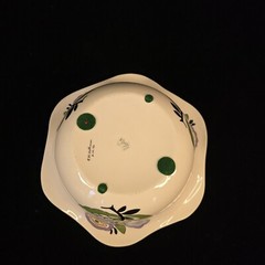 Lennox Belleek Antique bowl Hand Painted Roses Floral Motif 1937 signed