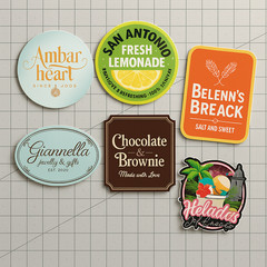 100 Small Business Packaging Stickers Custom Logo Labels 2″ Matte or Glossy