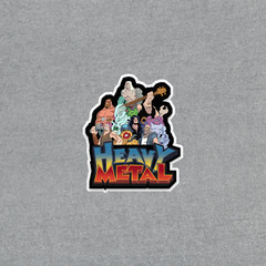 Heavy Metal Band Cartoon Sticker – Colorful Rock Music Group Decal for Fans 3796