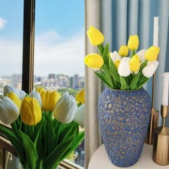 10 PACK Artificial Tulips Real Touch Bridal Home Wedding Party Festival Decor US