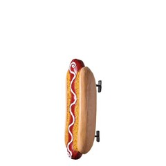 Small Hanging Hot Dog Statue Resin Food Display BBQ Theme Prop Fun Home Decor