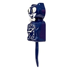 GALAXY BLUE KIT CAT CLOCK -Full Size 15.5″- MADE IN THE USA – GLITTER