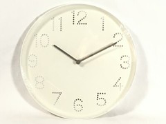 Ikea Wall Clock Tromma White 9 3/4″ Quiet Silent Free Shipping Fast