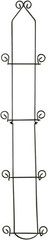 Vertical Wall Plate Rack, Black Display (4 Tiers) – Lightweight & Durable – Cont