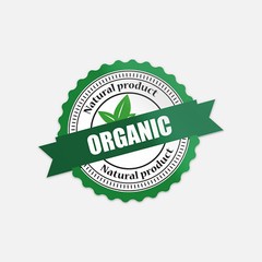 Organic Natural Food Product Vinyl Sticker Decal