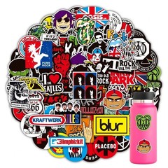 100PCS Rock Band Stickers Lot Punk Music Heavy Metal Bands Sticker Decal-USA