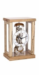 Modern table clock in a puristic design out of beech with 14-days power reser…