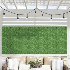 20″x20″ Artificial Faux Leaf Greenery Boxwood Fence Screen Wall Decor Panel