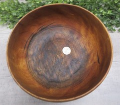 9 Inch Wooden Bowl Hand Made Green Mountain Woodcrafters Vermont Primitive