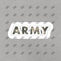 Army Camouflage Vinyl Sticker Military Decal for Car, Laptop, Water #327804