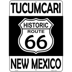 Route 66 Tucumcari New Mexico Metal Sign 12×9 Man Cave Garage Bar Decor US Made