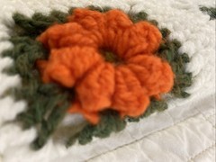 Handmade Handcrafted Granny Square Crochet Afghan Throw Blanket 69×42
