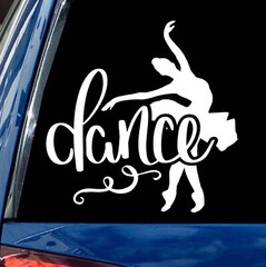 Ballet Dancer Wall Decal vinyl all sizes and colors teenage girl room decor gift