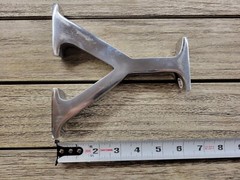 KINDWER Letter X, 6-Inch Tall – 1-Inch THICK – HEAVY SOLID LETTER