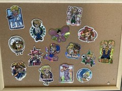 2003 Y2K ODM ZUM Brand Imports Prism Holo Girl Power Vending Sticker Lot of 15