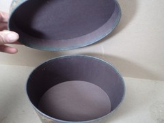 (4) Oval Primitive Nesting Storage Bob’s Boxes Bless This House Lang Card Co.