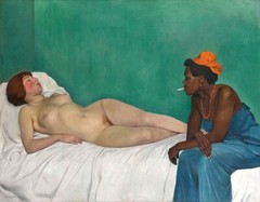 FELIX VALLOTTON THE WHITE AND THE BLACK ART GICLEE PRINT FINE CANVAS