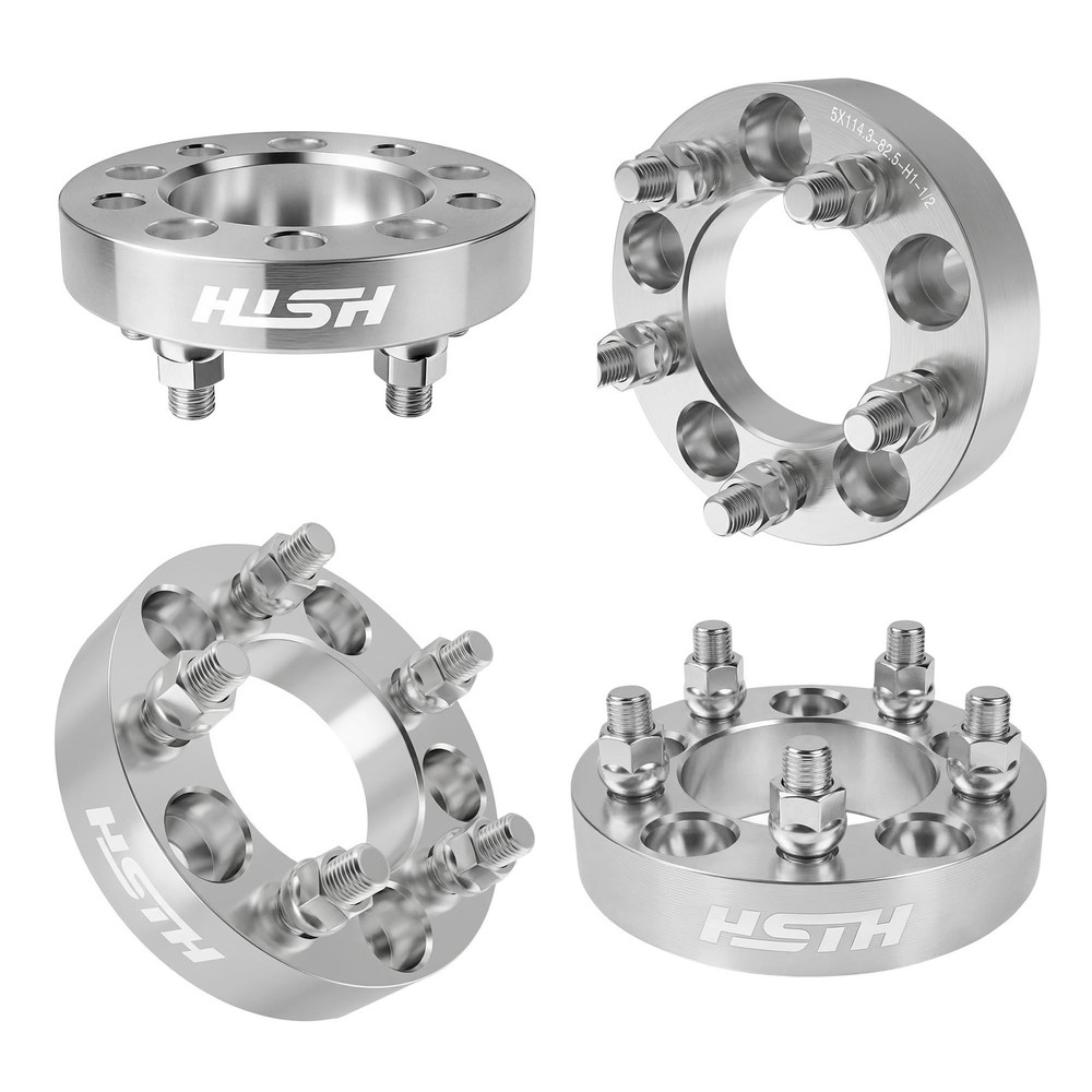 HISH 5×4.5 Wheel Spacers, 1 inch 5×114.3mm Wheel Spacers with 1/2-20 Studs 82…