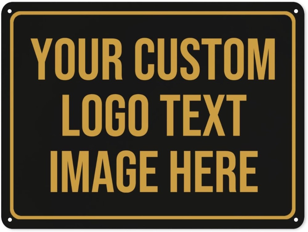 Horizontal Metal Sign |Dog Mom Decor,Add Logo Photo Text,USA Made Indoor Outdoor