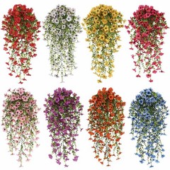Artificial Fake Flowers Vine Plants UV Resistant Wedding Garden In/Outdoor Decor