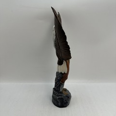 Ceramic Native American Eagle Dancer Statue, Hand Painted {GG}
