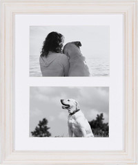 Bordeaux Modern Gallery Wall Kit – 10 Assorted Frames with White-Wash Finish