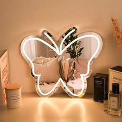 Butterfly Mirror Neon Sign |LED Mirror Neon |Dimmable Wall Mirror Neon