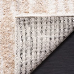 SAFAVIEH Lindsay Shag Collection Runner Rug – 2’2″ x 8′, Beige & Ivory, Moder…