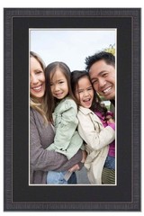 11×22 Frame Mahogany With Black Picture Mat For 11×22 Photo – Mahogany 13×24 Fra