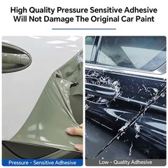 Tesla Model 3 20-23 PreCut Paint Protection Film Wrap Color Change Piano Black