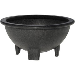 6-Pack 10 oz Small Black Salsa Bowls for Serving Dip Snacks Condiments