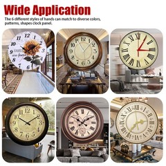 4PCS Wall Quartz Clock Movement Mechanism DIY Replacement Repair Part Motor Kit