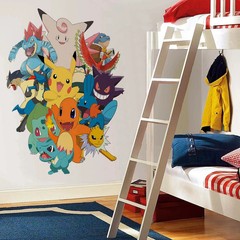 Pokemon Collage – Wall Sticker Removable Decal Home Decor Art Mural 120×90 cm