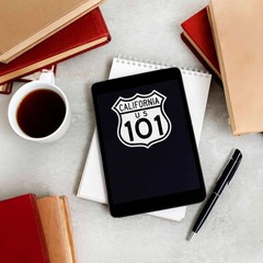 California Highway 101 Road Sign Sticker – Cool Los Angeles CA Decals
