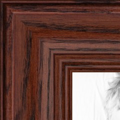 ArtToFrames Picture Frame Custom 1.25″ Red Cherry Stain on Oak Wood 4084 Small