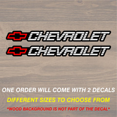 Chevrolet Vinyl Decal Sticker Free Shipping