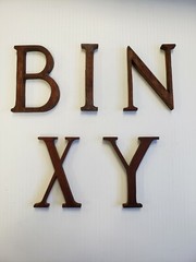 Wooden Letters and Number 4 inch long Roman Font *price per letter