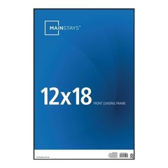 Mainstays – 12×18 Picture Frame – Black Front Loading Wall or Tabletop Photo Fra