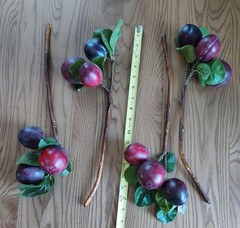 Vintage LOT 14 Fruit Picks Apples Pears Grapes Plums Pomegranate Cherries