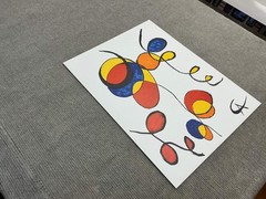 ALEXANDER CALDER Spirales 15″ x 11.5″ Lithograph 1974 Surrealism Multicolor