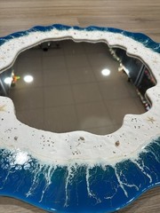 Custom Made Ocean Beach Theme Mirror 24×24
