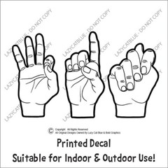FDT Trump Decal Sticker Printed Die Cut Sign Language Protest F Anti MAGA